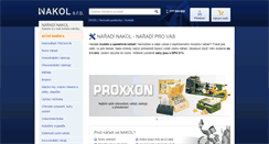 Desktop Screenshot of nakol.cz